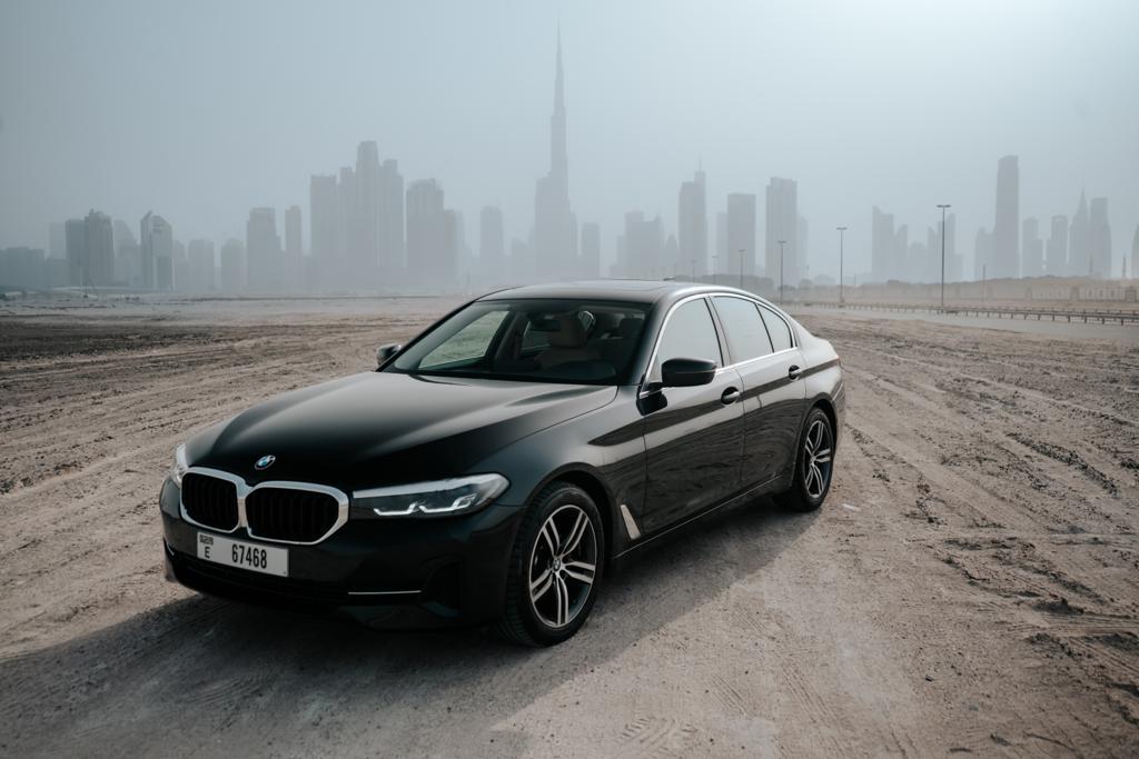 Rent Bmw Series 5 BLACK 2022 in Dubai , UAE 