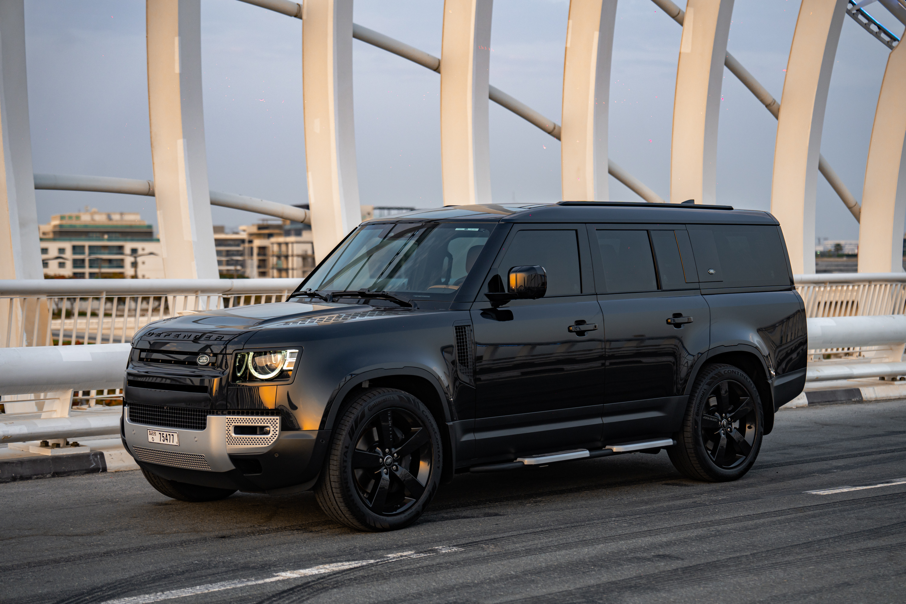 Rent Land Rover Defender BLACK 2023 in Dubai , UAE 