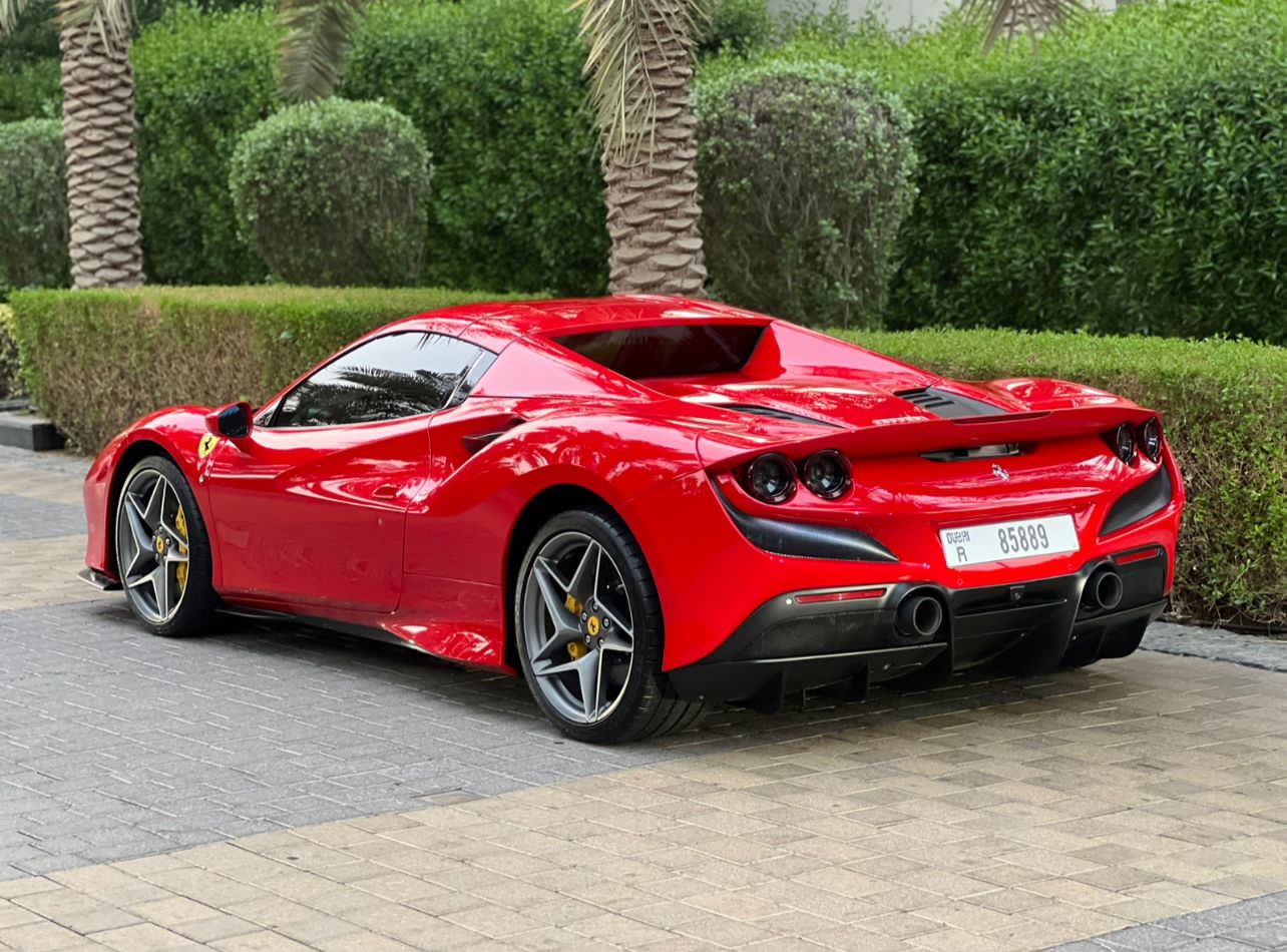 Rent Ferrari F8 RED 2023 in Dubai , UAE 