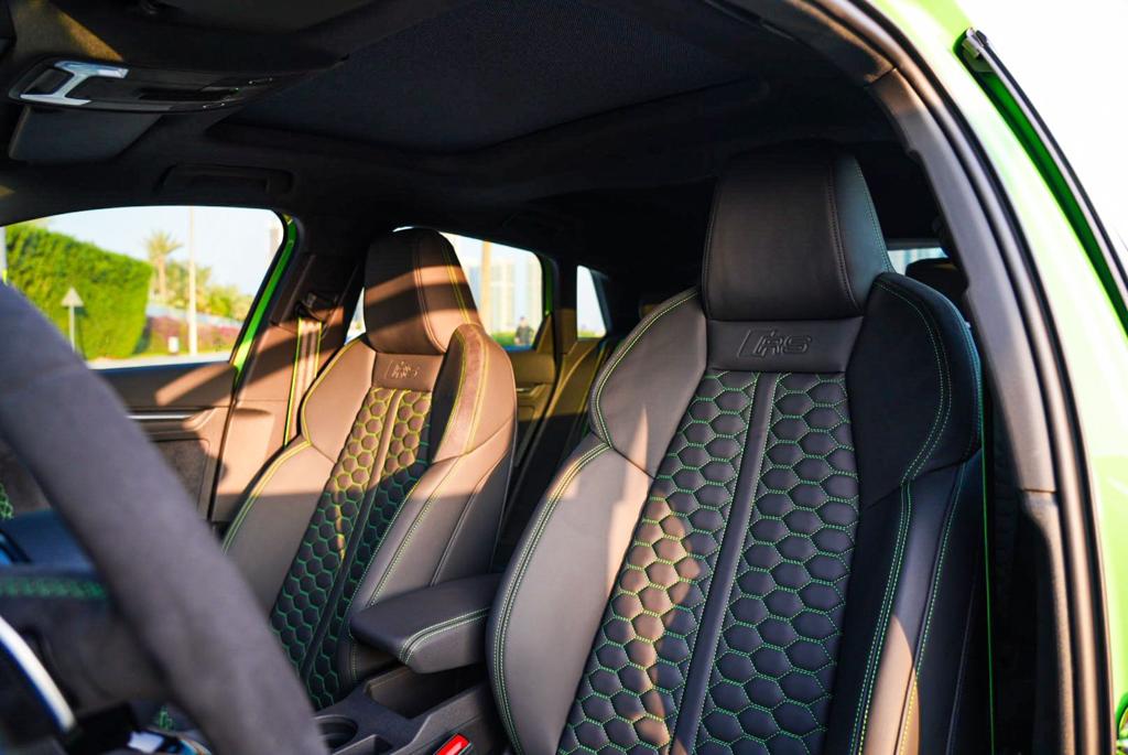 Rent Audi Rs3 GREEN 2024 in Dubai , UAE 
