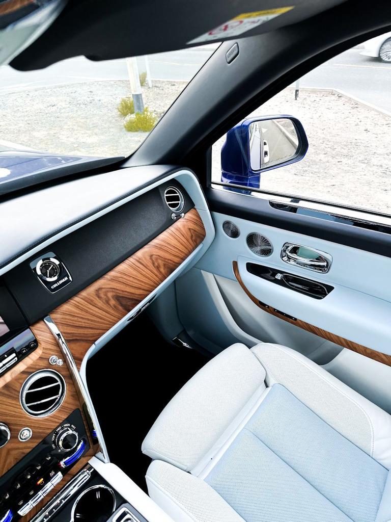 Rent Rolls-Royce Cullinan BLUE 2022 in Dubai , UAE 
