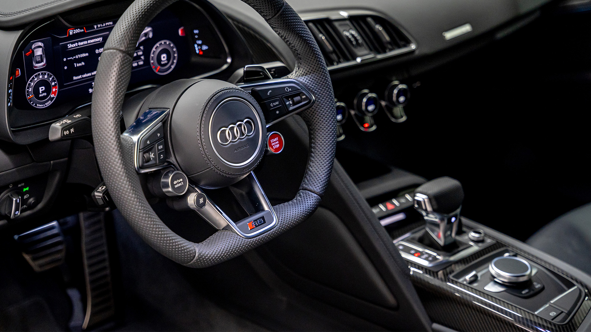 Rent Audi R8 BLUE 2023 in Dubai , UAE 