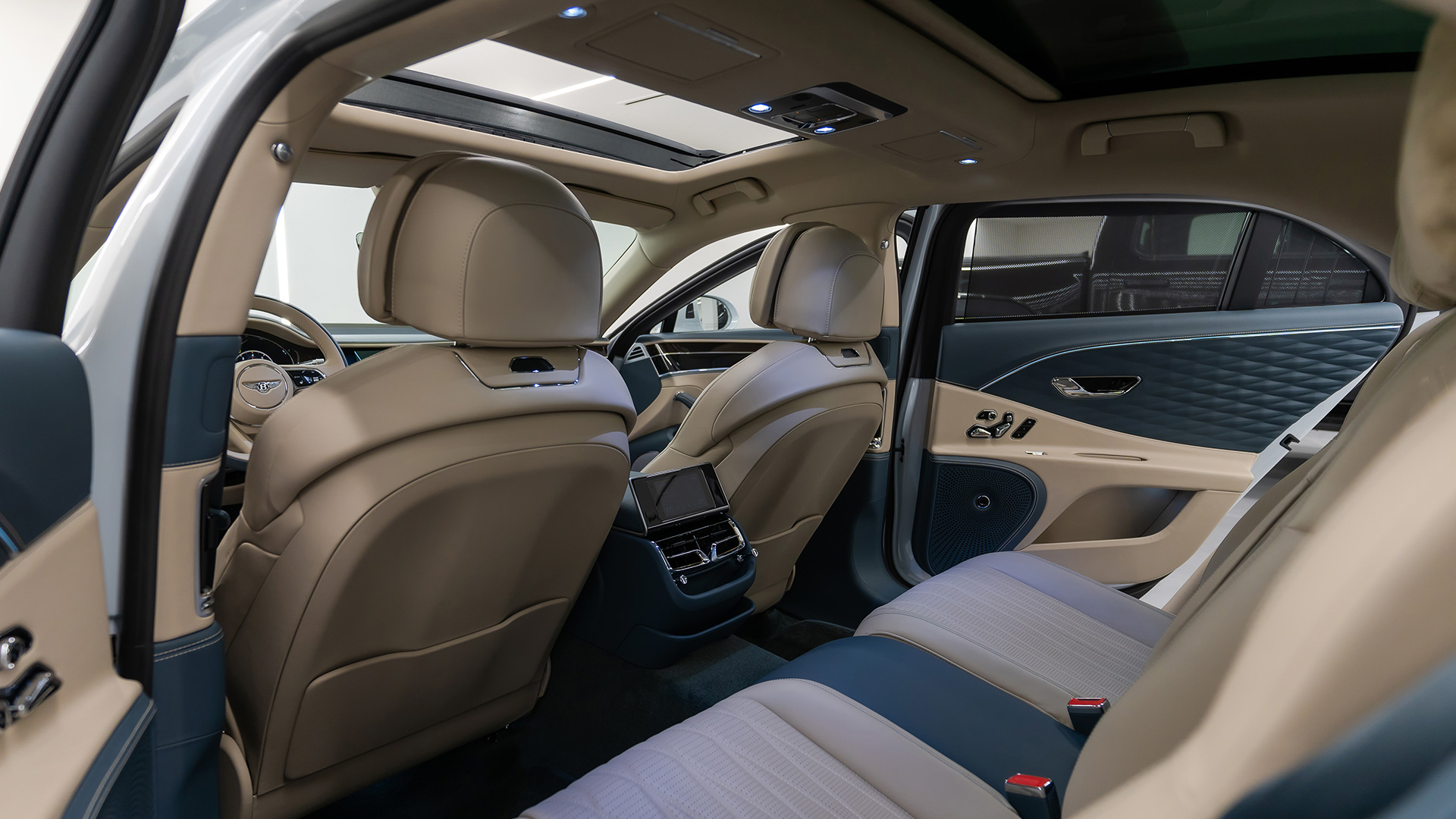 Rent Bentley Flying spur WHITE 2024 in Dubai , UAE 