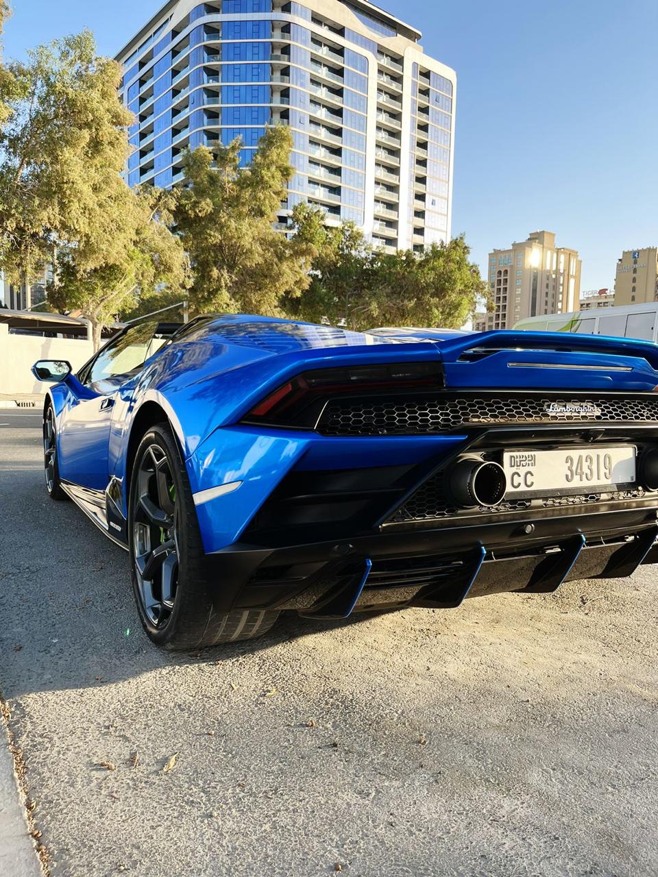 Rent Lamborghini Huracan BLUE 2023 in Dubai , UAE 