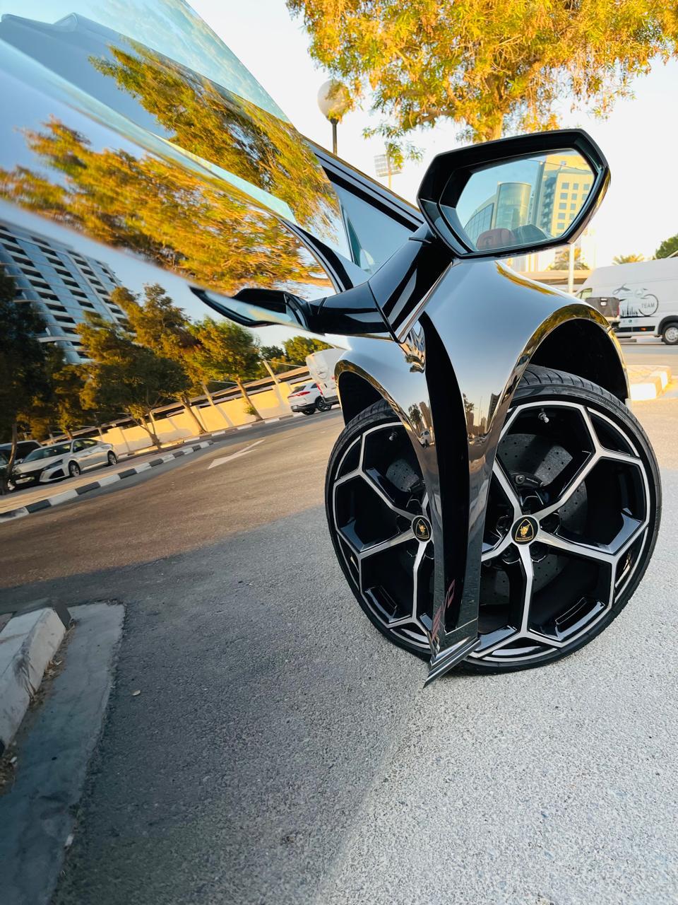 Rent Lamborghini Huracan BLACK 2023 in Dubai , UAE 