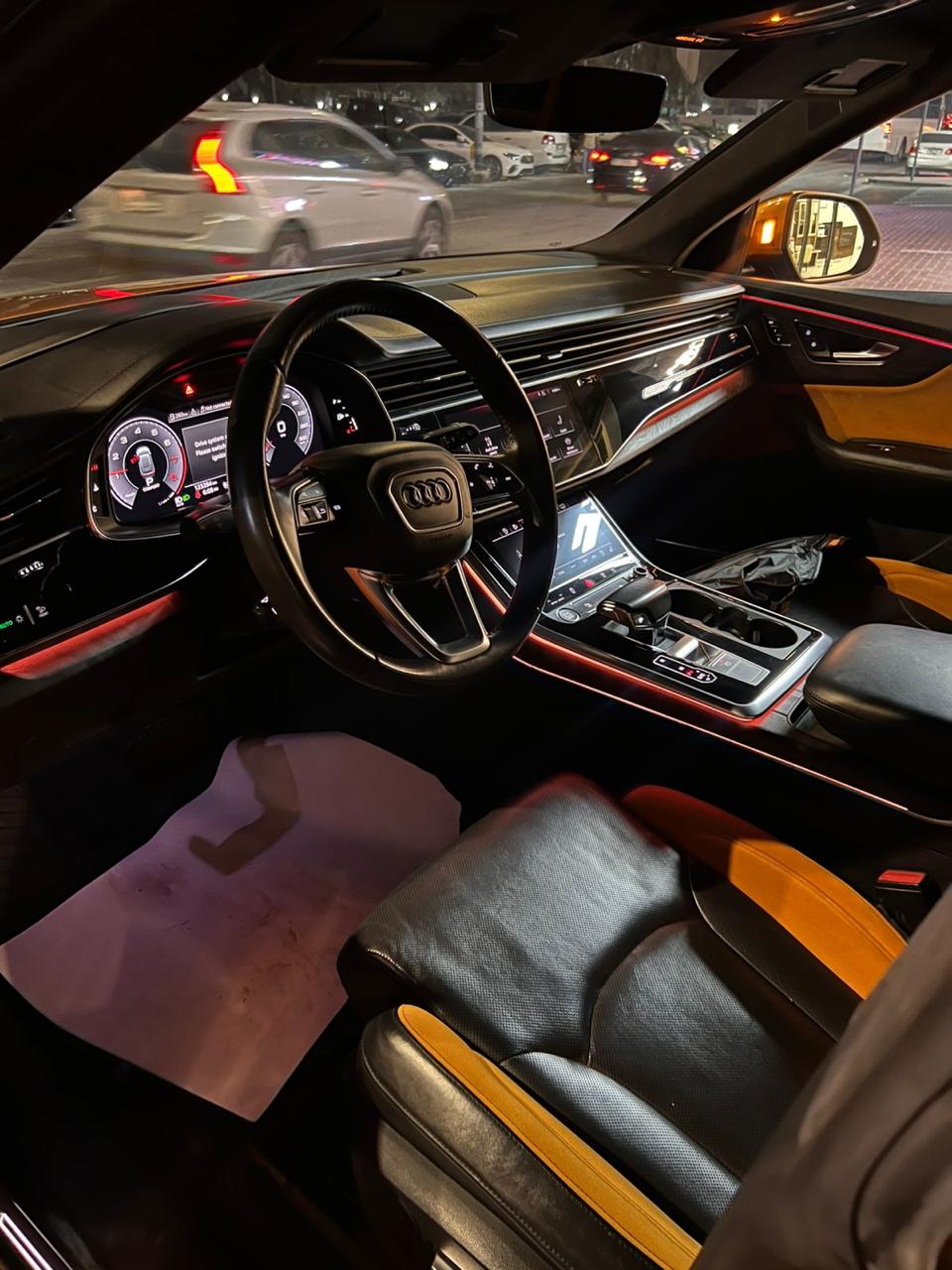 Rent Audi Q8 GOLDEN 2023 in Dubai , UAE 