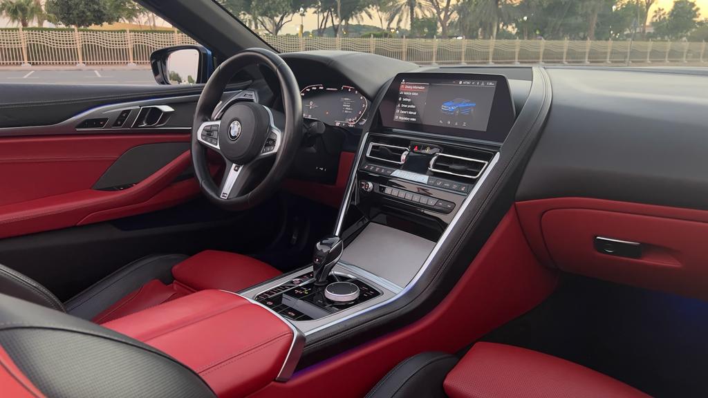Rent Bmw Series 8 BLUE 2023 in Dubai , UAE 