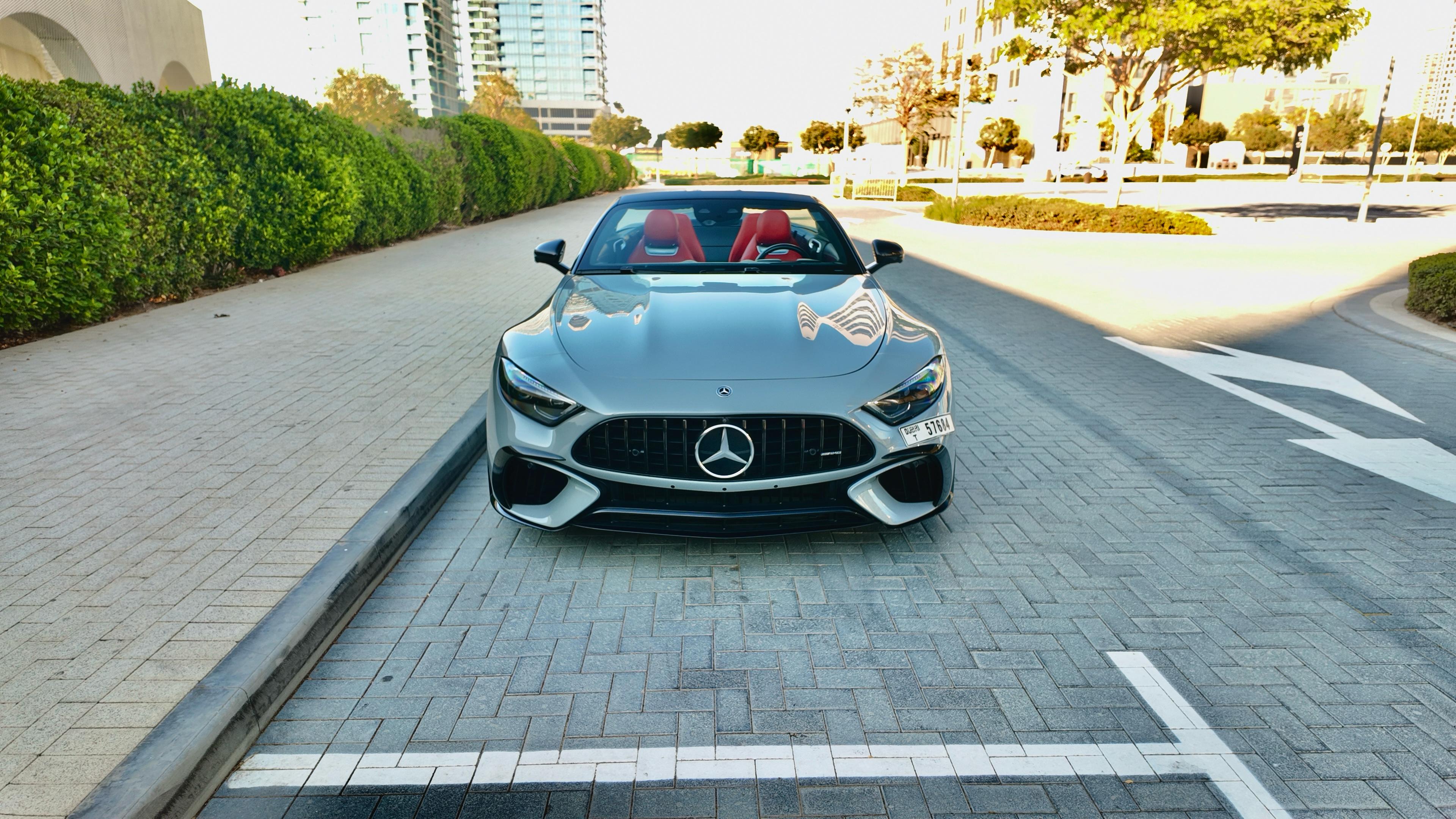 Rent Mercedes-Benz Sl GREY 2023 in Dubai , UAE 