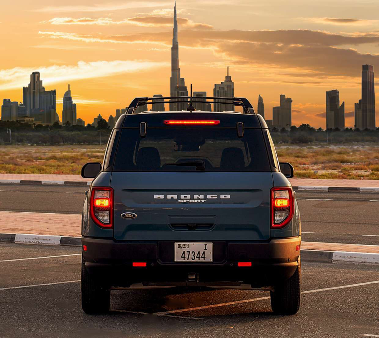 Rent Ford Bronco  Silver 2022 in Dubai , UAE 
