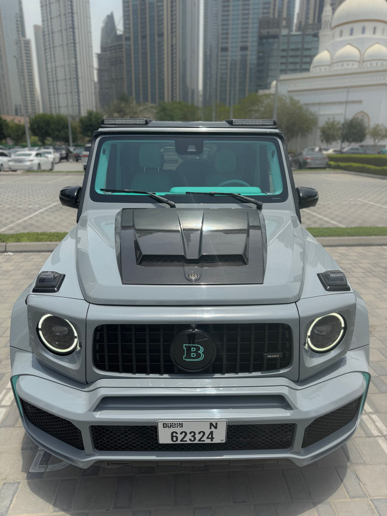 Rent Mercedes-Benz AMG G800 Brabus GREY 2024 in Dubai , UAE 