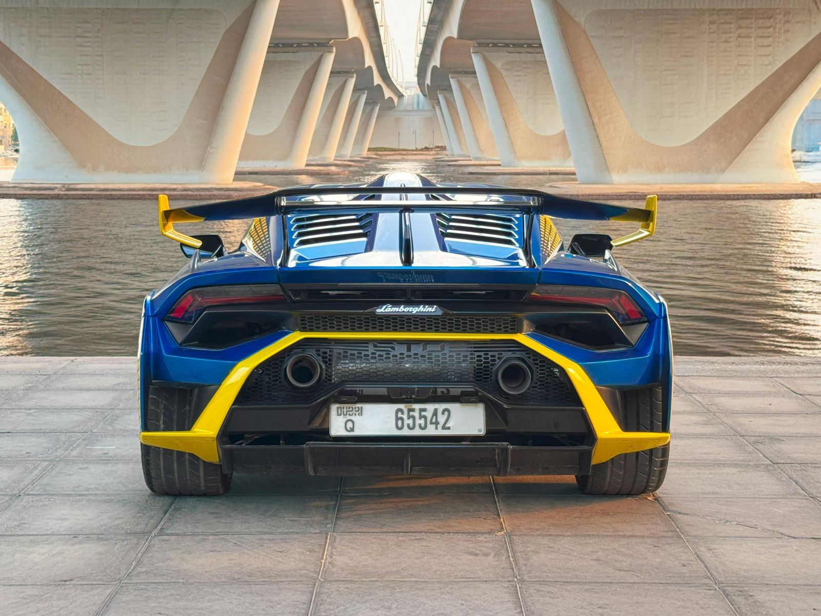 Rent Lamborghini Huracan STO BLUE 2023 in Dubai , UAE 