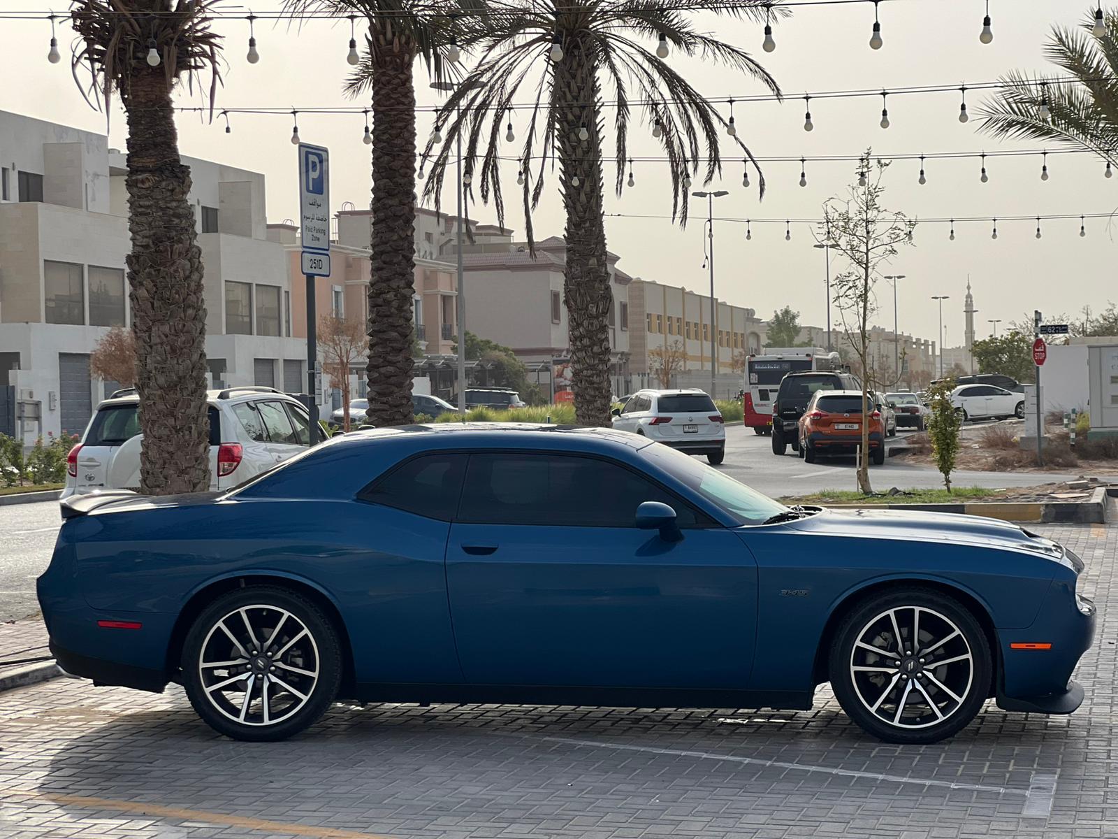 Rent Dodge Challenger BLUE 2023 in Dubai , UAE 