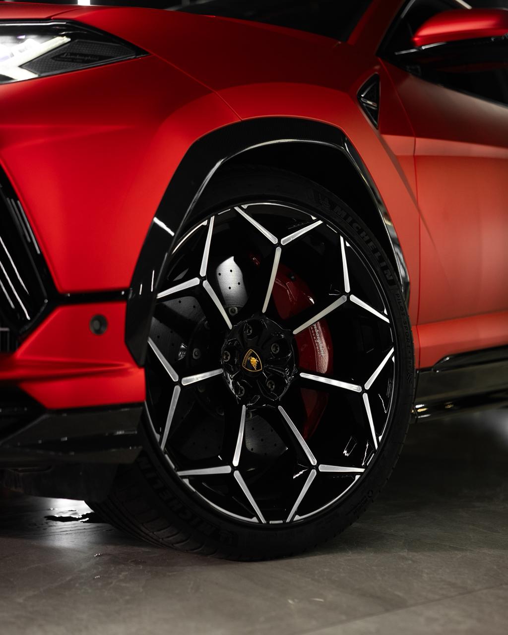 Rent Lamborghini Urus RED 2024 in Dubai , UAE 