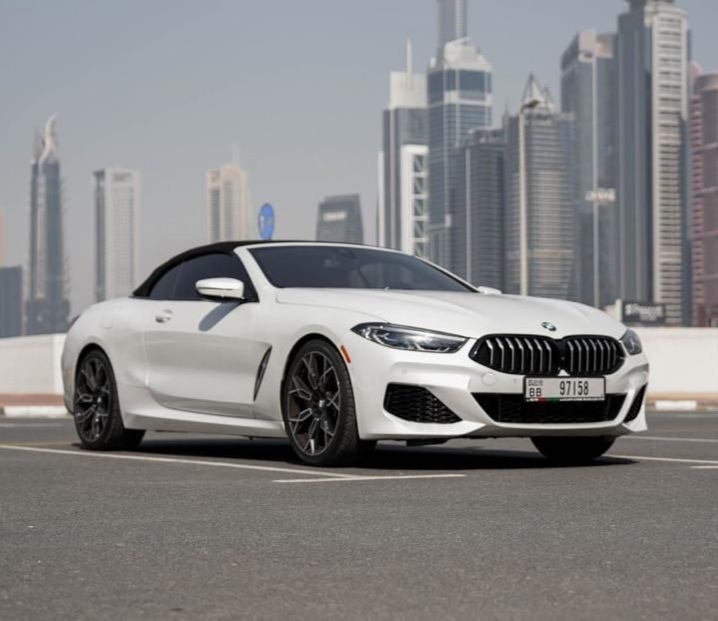 Rent Bmw Series 8 WHITE 2023 in Dubai , UAE 