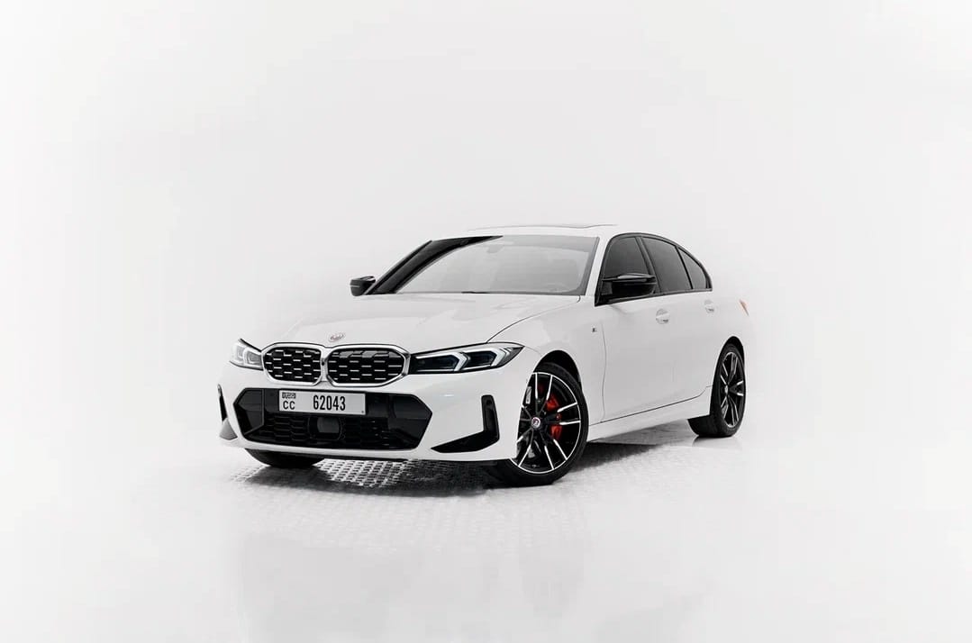 Rent Bmw Series 3 WHITE 2023 in Dubai , UAE 