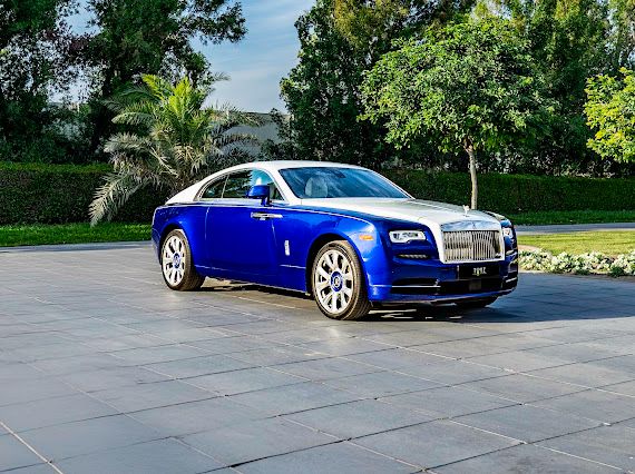 Rent Rolls-Royce Wraith BLUE 2022 in Dubai , UAE 