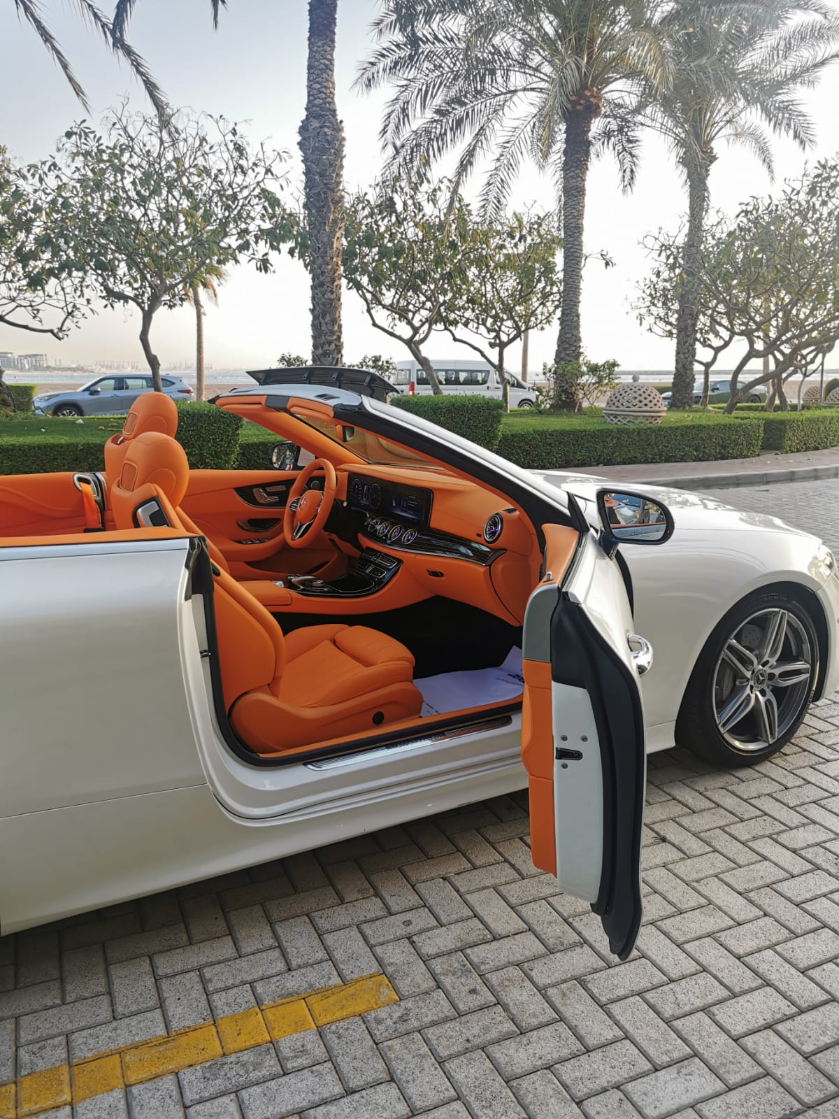 Rent Mercedes-Benz E-class WHITE 2020 in Dubai , UAE 