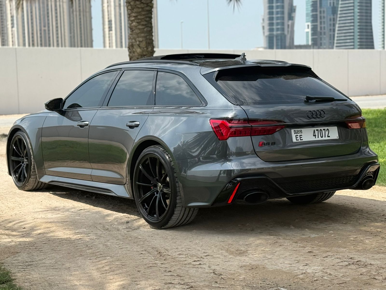 Rent Audi RS6 GREY 2025 in Dubai , UAE 