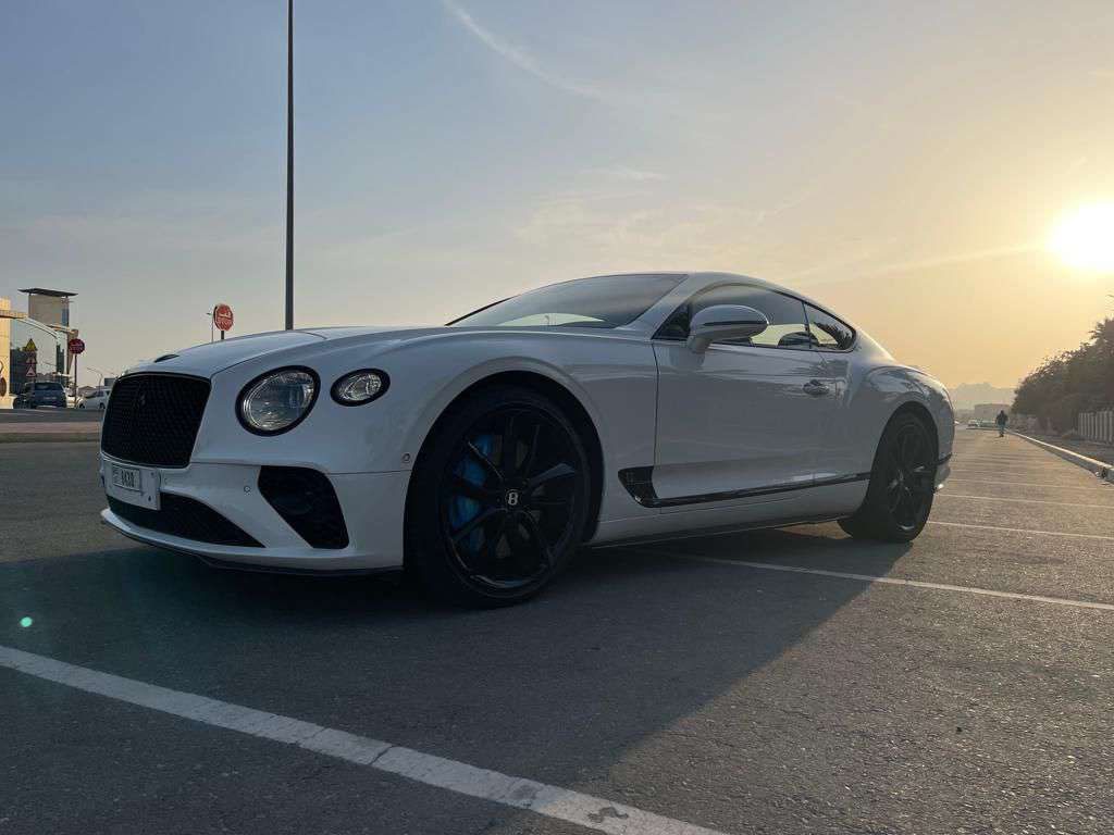 Rent Bentley Continental WHITE 2021 in Dubai , UAE 