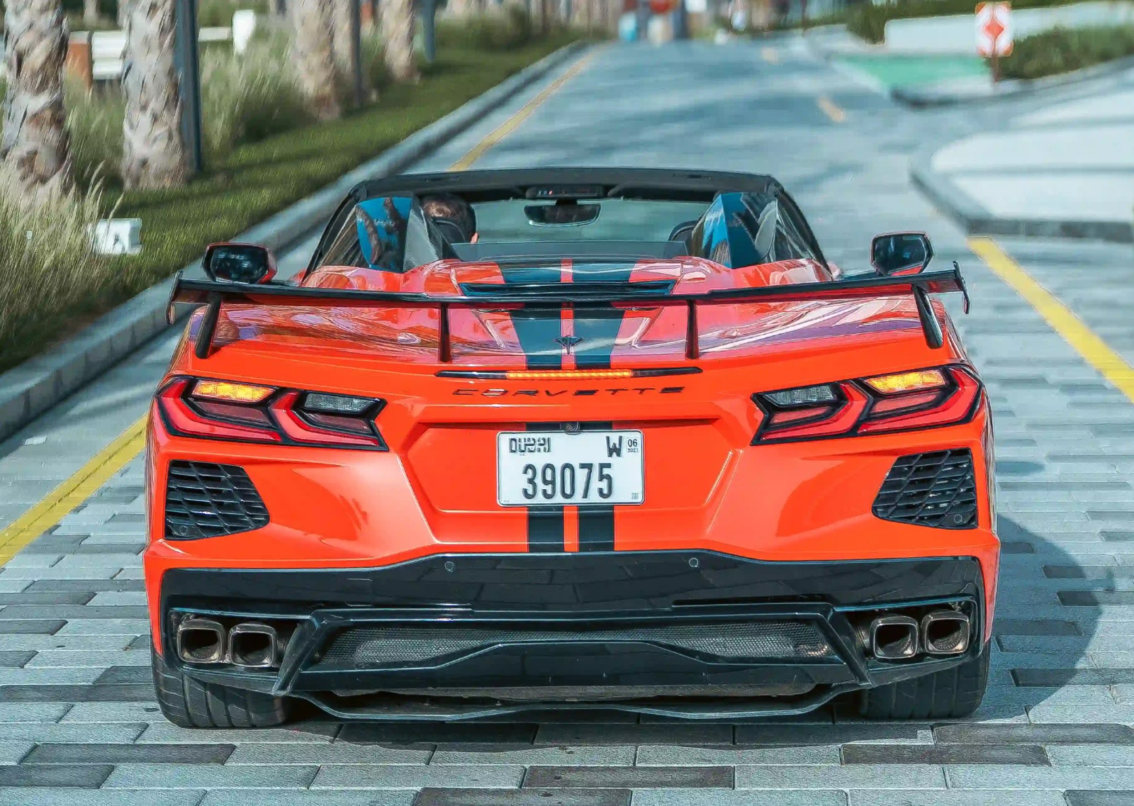 Rent Chevrolet Corvette RED 2021 in Dubai , UAE 