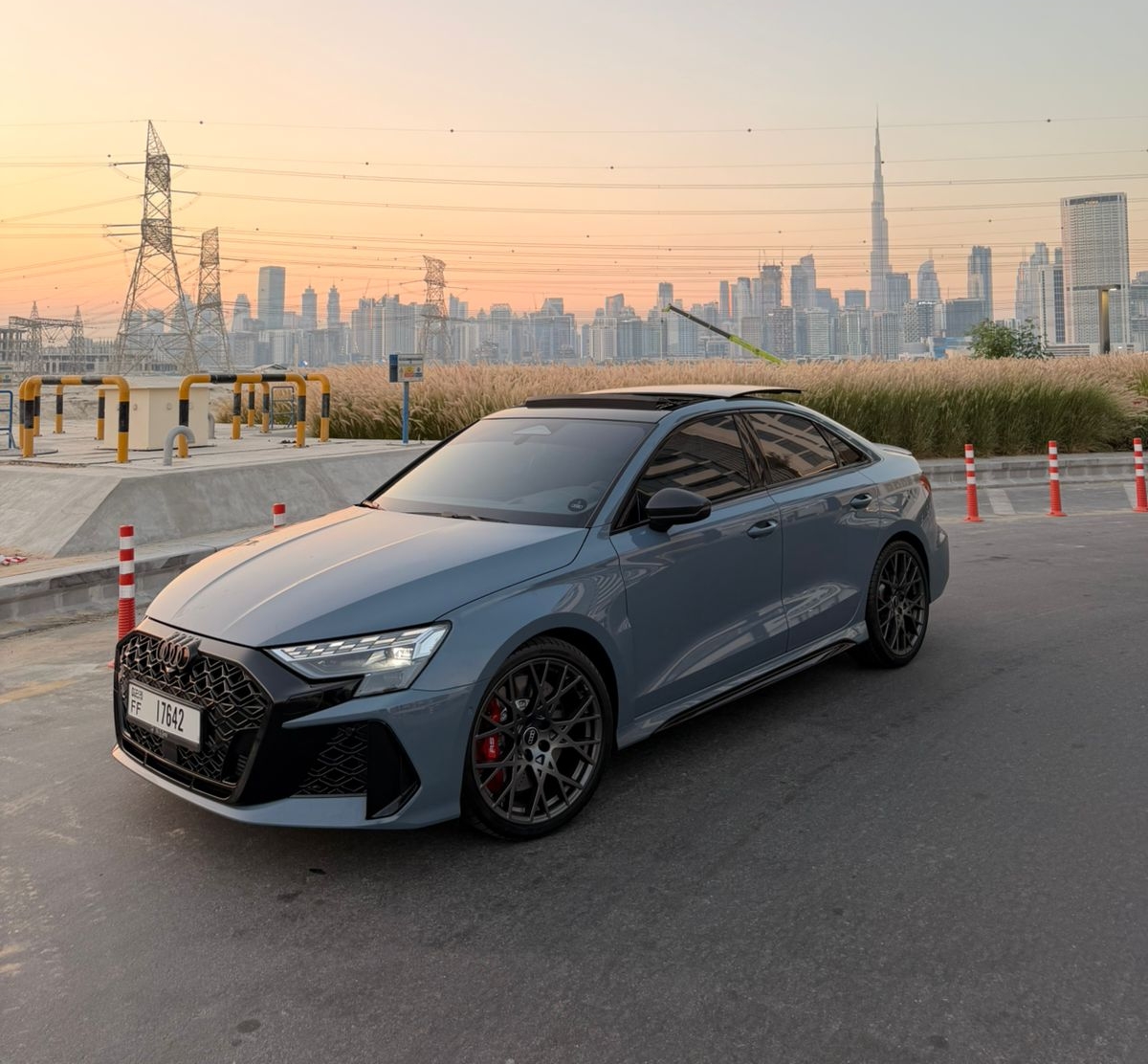 Rent Audi Rs3 GREY 2024 in Dubai , UAE 
