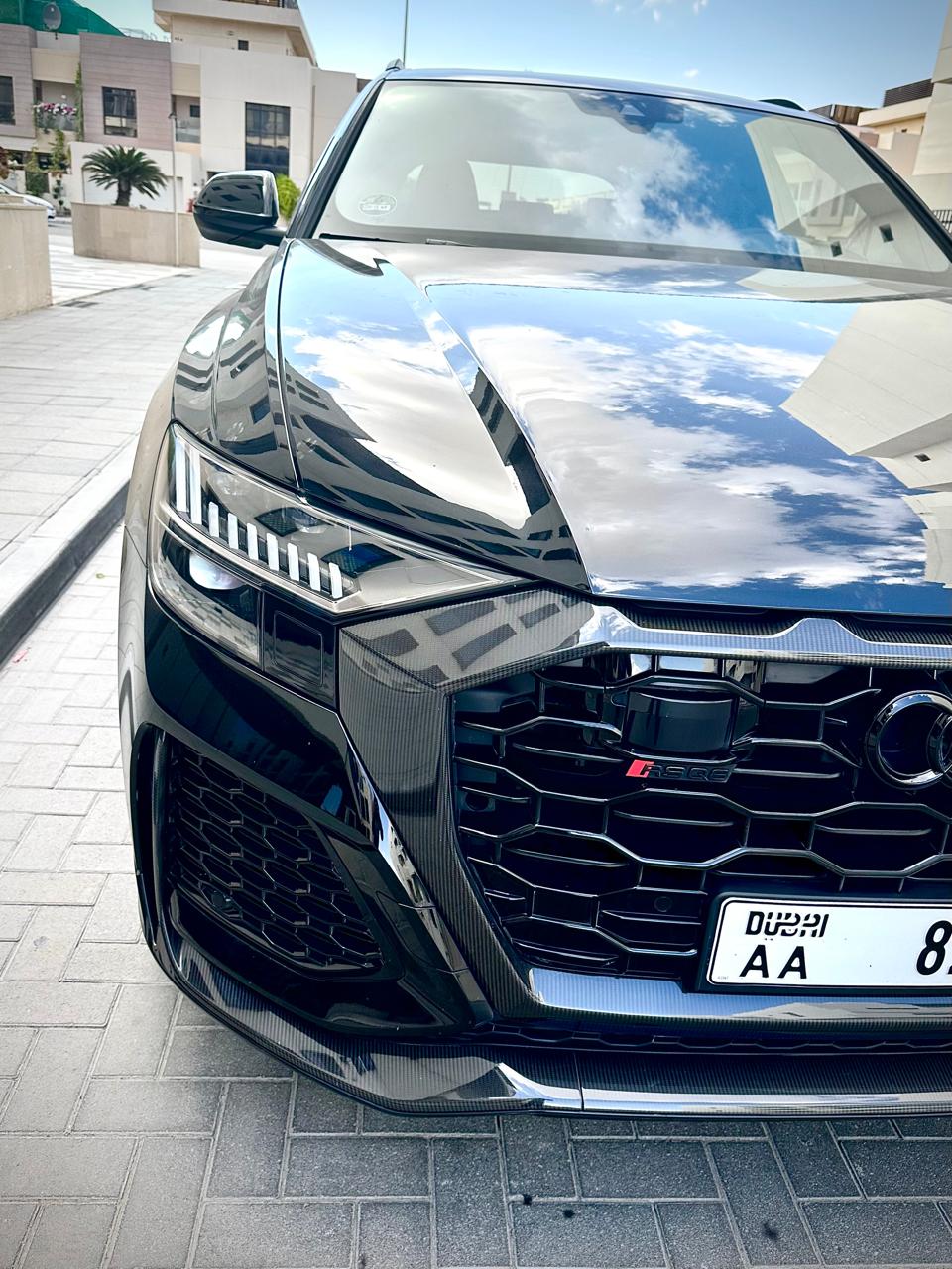 Rent Audi Rsq8 BLACK 2023 in Dubai , UAE 