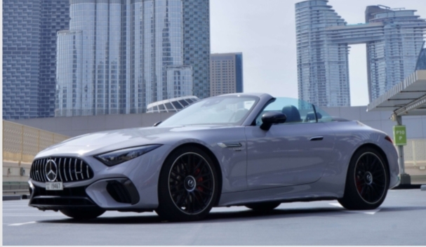 Rent Mercedes-Benz Sl GREY 2025 in Dubai , UAE 