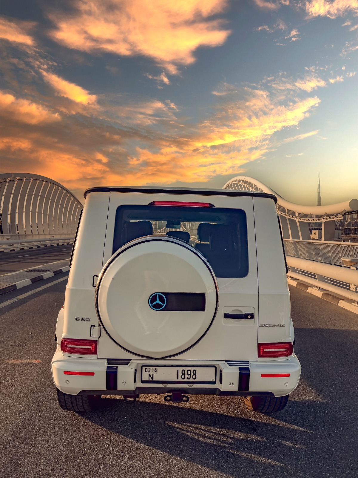 Rent Mercedes-Benz G-class WHITE 2021 in Dubai , UAE 