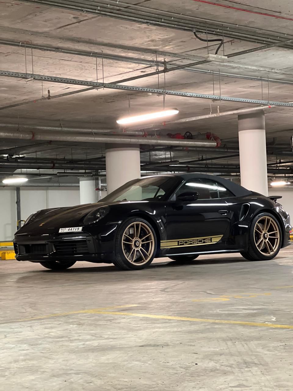 Rent Porsche 911 Turbo s BLACK 2023 in Dubai , UAE 