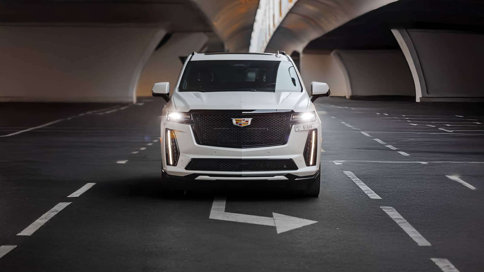 Rent Cadillac Escalade WHITE 2023 in Dubai , UAE 