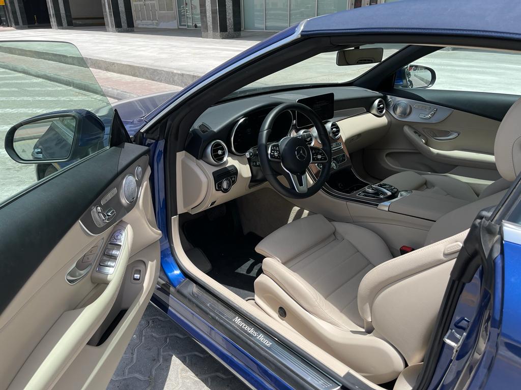 Rent Mercedes-Benz C-class BLUE 2021 in Dubai , UAE 