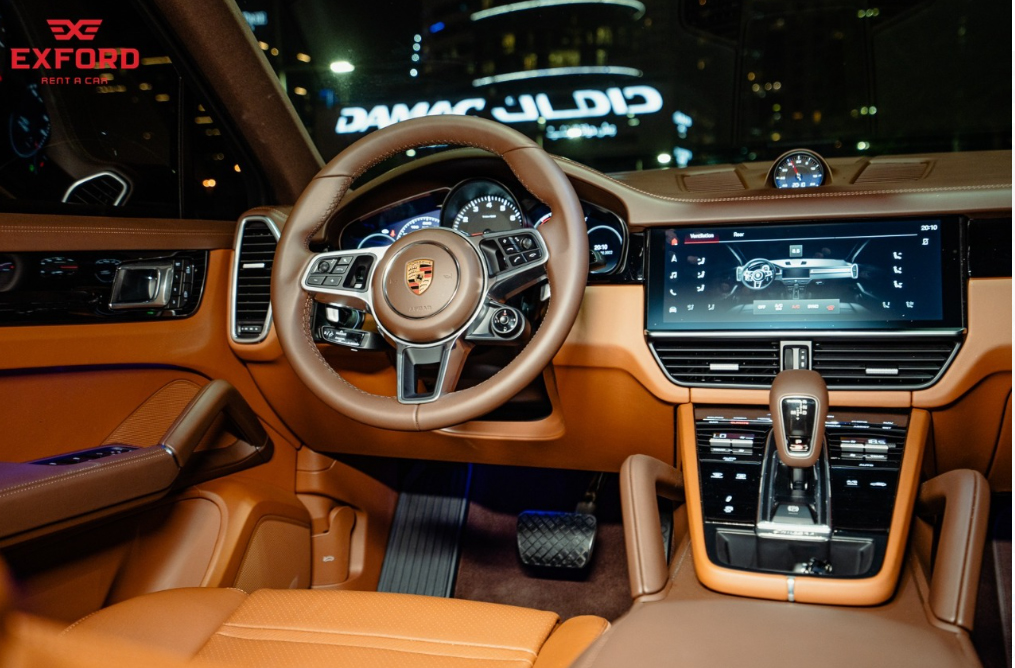 Rent Porsche Cayenne BLACK 2022 in Dubai , UAE 