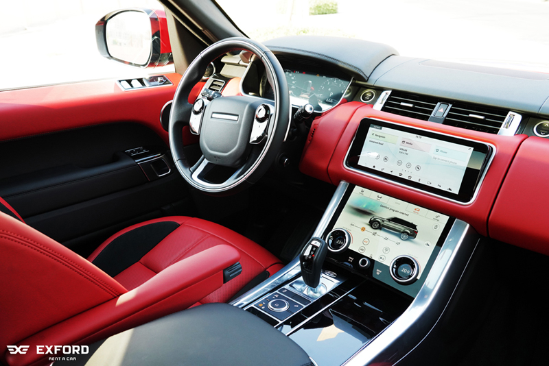 Rent Range-Rover Sport RED 2021 in Dubai , UAE 