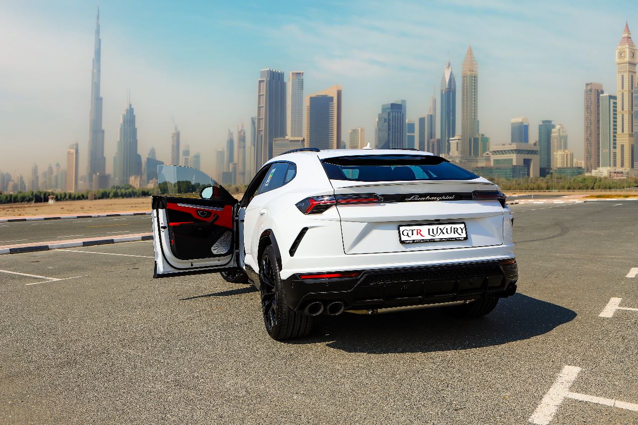 Rent Lamborghini Urus WHITE 2023 in Dubai , UAE 