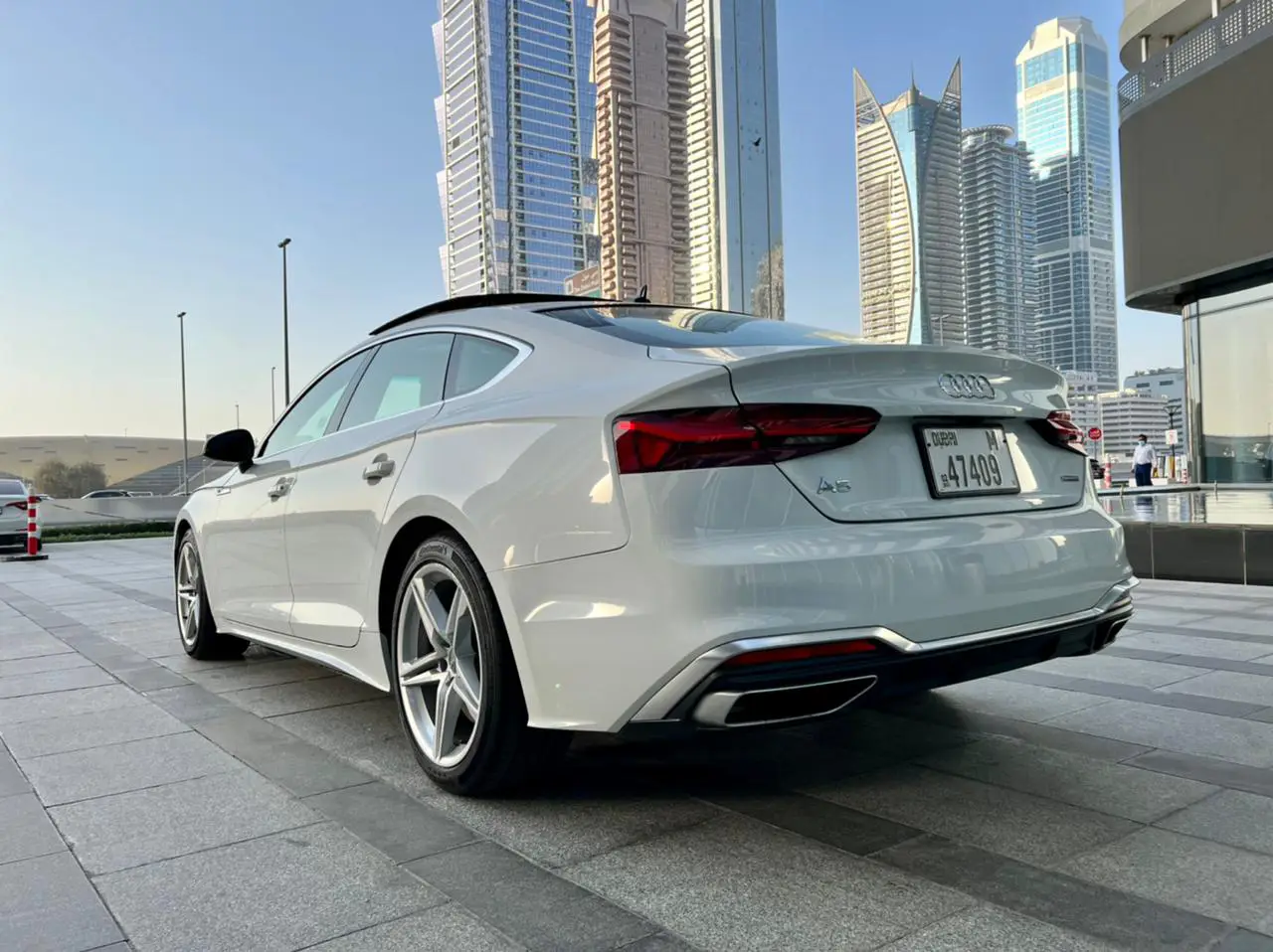 Rent Audi A5 WHITE 2021 in Dubai , UAE 