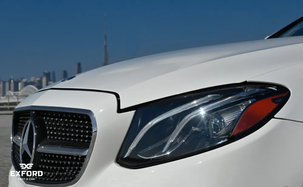 Rent Mercedes-Benz E-class WHITE 2021 in Dubai , UAE 