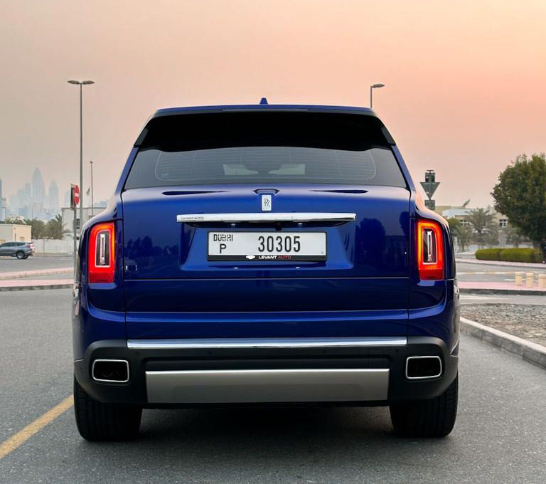 Rent Rolls-Royce Cullinan BLUE 2022 in Dubai , UAE 