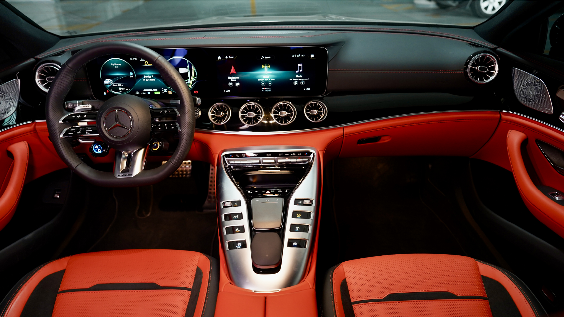 Rent Mercedes-Benz Gt GREY 2024 in Dubai , UAE 