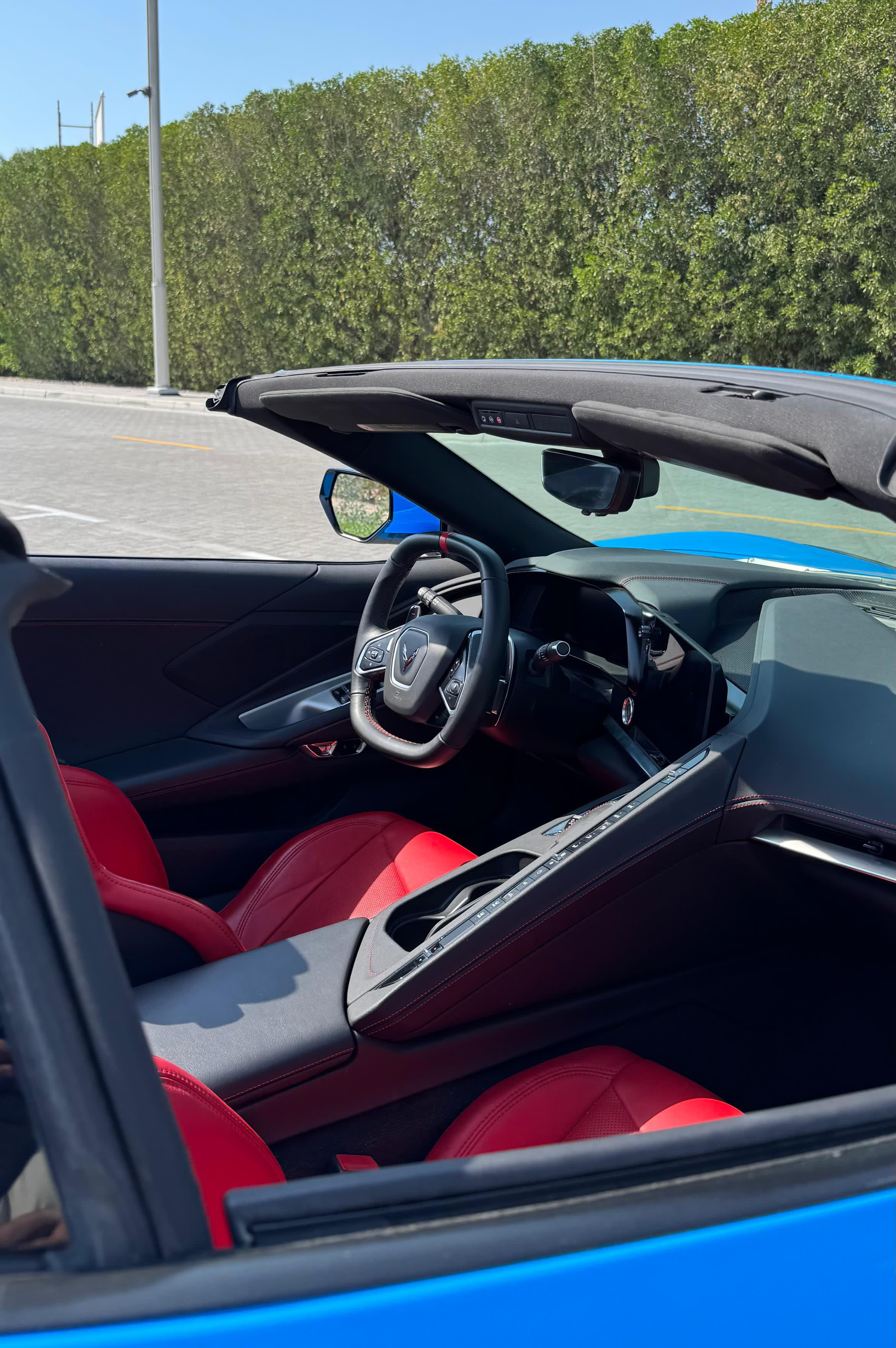 Rent Chevrolet Corvette BLUE 2023 in Dubai , UAE 