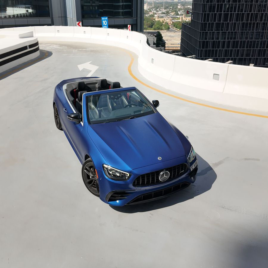 Rent Mercedes-Benz E-class BLUE 2023 in Dubai , UAE 