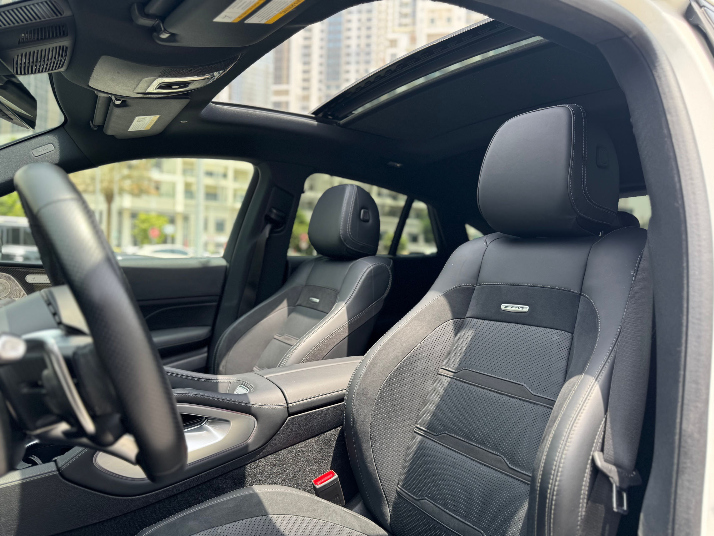Rent Mercedes-Benz Gle WHITE 2024 in Dubai , UAE 