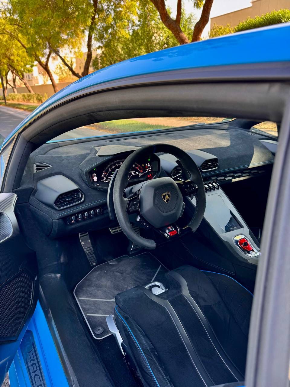 Rent Lamborghini Huracan STO BLUE 2024 in Dubai , UAE 