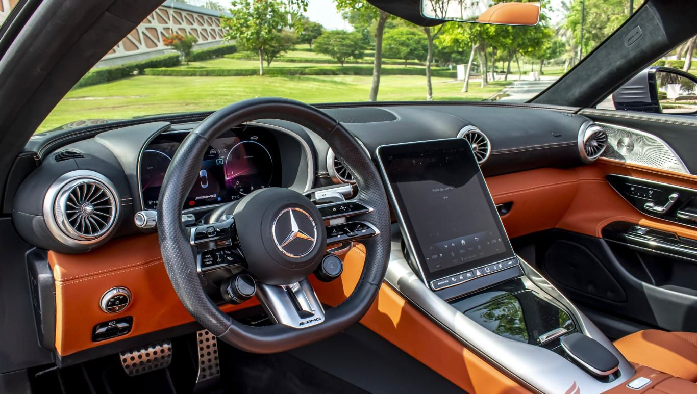Rent Mercedes-Benz Sl  Silver 2024 in Dubai , UAE 