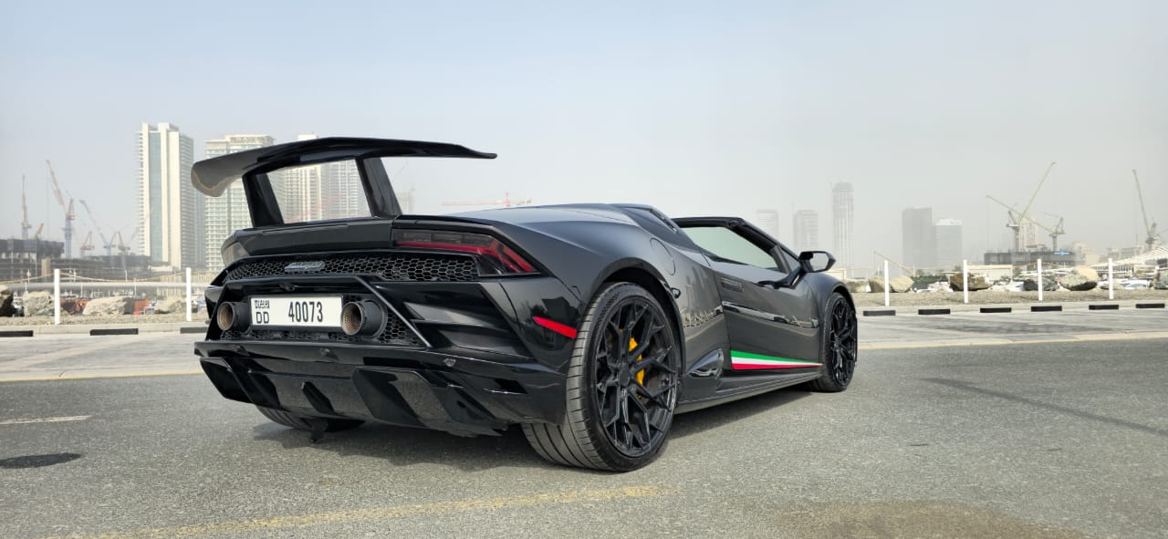 Rent Lamborghini Huracan BLACK 2022 in Dubai , UAE 
