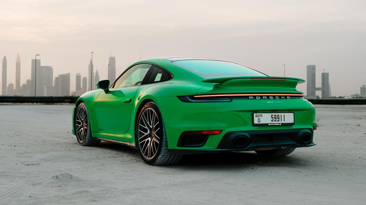Rent Porsche 911 GT3 RS GREEN 2024 in Dubai , UAE 
