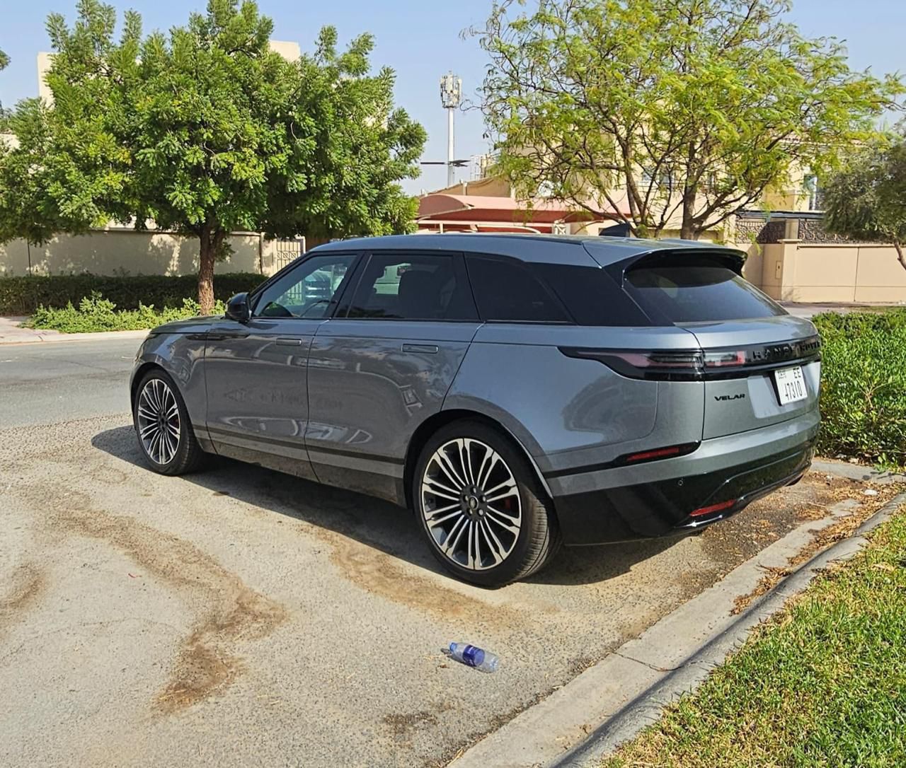 Rent Range-Rover Velar GREY 2024 in Dubai , UAE 