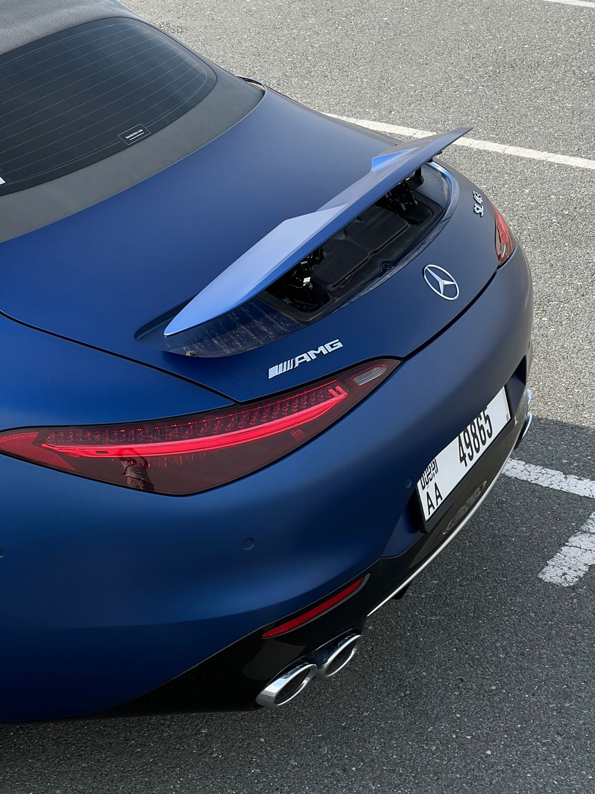 Rent Mercedes-Benz Sl BLUE 2023 in Dubai , UAE 