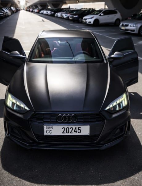 Rent Audi A5 BLACK 2020 in Dubai , UAE 