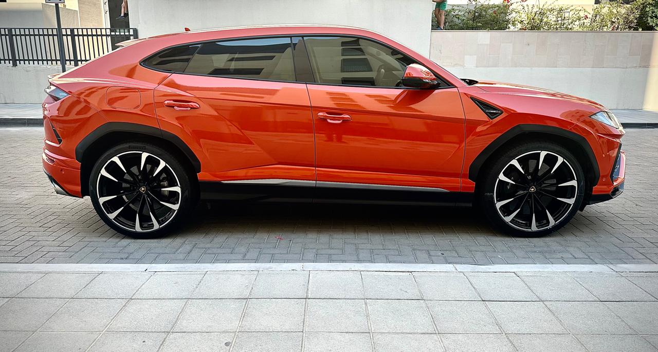 Rent Lamborghini Urus RED 2024 in Dubai , UAE 