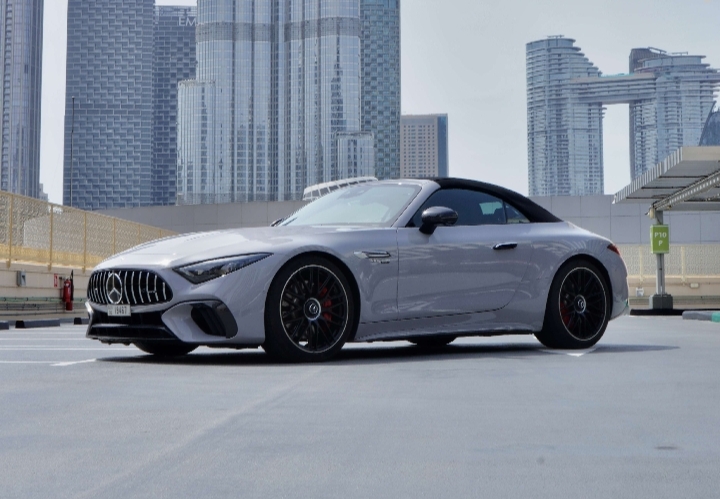 Rent Mercedes-Benz Sl GREY 2025 in Dubai , UAE 